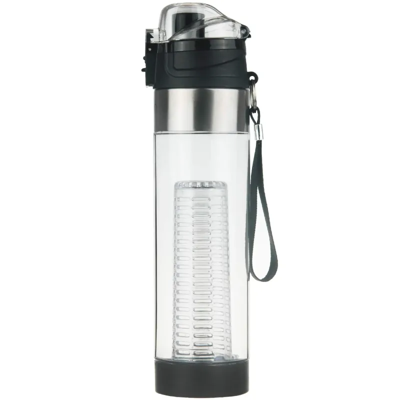 Origin - Tritan Fruit Infuser Water Bottle, BPA-Free, Flip Tip Lid, Great for Sports, Travel and Fits in Car Cup Holder, Leak Proof Design, Easy to Clean, Opens on Both Ends, 24 oz